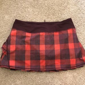 Lululemon pleated skirt with spandex underneath